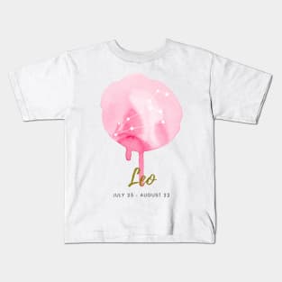 Zodiac Leo Artprint Illustration Poster Drawing Art Print Constellation Astrology Kids T-Shirt